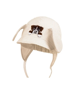 Детская шапочка из хлопка SEAMUS, бежевый Jamiks