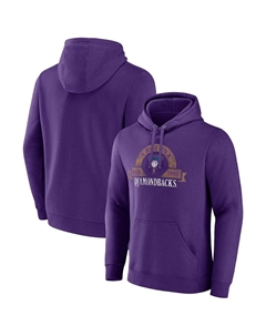 Мужская фиолетовая толстовка с капюшоном Arizona Diamondbacks Utility Pullover Majestic
