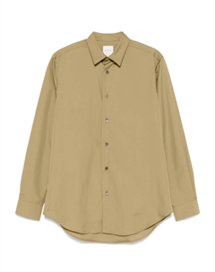 Рубашка из хлопка с подвеской-пуговицей, зеленый Paul smith