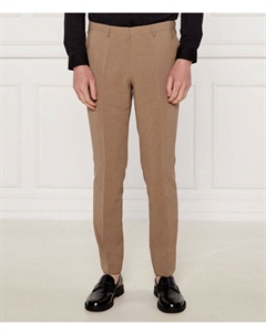 Штаны hesten232x Extra slim fit, коричневый Hugo