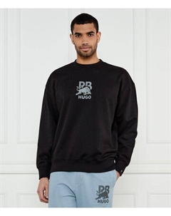 Свитер dahrain_rb Oversize fit, черный Hugo