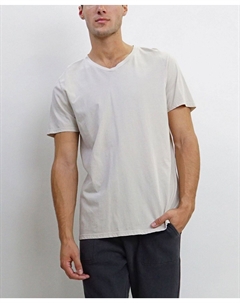 Мужская футболка из хлопкового джерси с короткими рукавами и v-образным вырезом Coin 1804