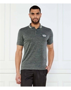 Рубашка поло Slim fit, зеленый Ea7