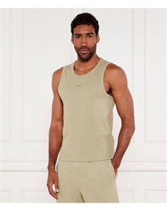 Майка дапота Slim fit, зеленый Hugo