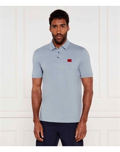 Рубашка поло dereso232 Slim fit, синий Hugo