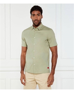 Рубашка Straight fit, зеленый Hugo