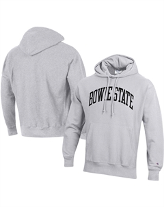 Мужская серая толстовка с капюшоном bowie state bulldogs tall arch pullover, серый Champion