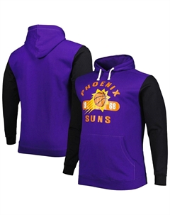 Мужская фирменная фиолетово-черная толстовка с капюшоном phoenix suns big and tall bold attack pullover, мульти Fanatics