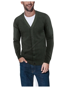 Мужской базовый кардиган в рубчик X-Ray X-ray