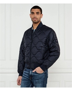 Куртка-Бомбер лук Regular fit, синий Tommy hilfiger