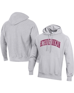 Мужская серая толстовка с капюшоном bethune-cookman wildcats tall arch pullover, серый Champion