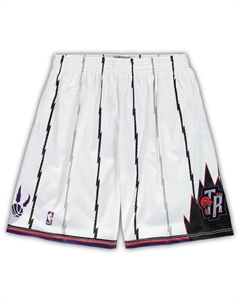 Мужские шорты mitchell ness white toronto raptors big tall hardwood classics team swingman, белый Mitchell and ness
