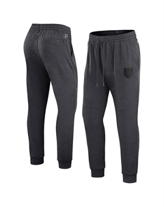 Мужские фирменные спортивные штаны heather charcoal los angeles kings authentic pro road jogger, мульти Fanatics