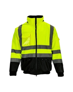 Мужская водонепроницаемая утепленная куртка-бомбер HiVis — большая и высокая Refrigiwear