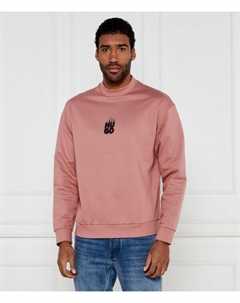 Свитер с капюшоном Relaxed fit, розовый Hugo