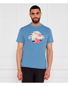 Футболка s-valdor ss Relaxed fit, синий Napapijri