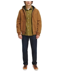 Мужская куртка-бомбер с капюшоном и стеганой подкладкой для спецодежды, коричневый Levi's®