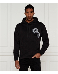 Свитер дирозия Loose fit, черный Hugo