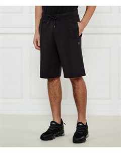 Шорты изношены. Loose fit, черный Hugo