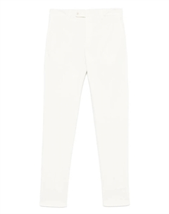 Брюки со складками, белый Incotex