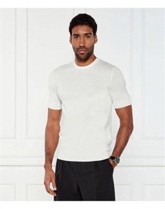 Свитер san carl-cv Slim fit, белый Hugo