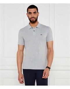 Рубашка поло Slim fit, серый Gant