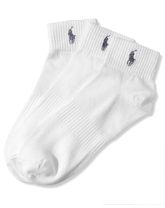 Мужские носки Ralph Lauren, комплект из 3 спортивных четвертей Polo ralph lauren