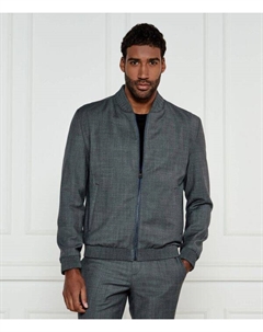 Куртка-Бомбер ukashi232x Slim fit, серый Hugo