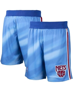 Мужские синие аутентичные шорты new jersey nets 1990/91 hardwood classics, синий Mitchell and ness
