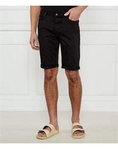 Джинсовые шорты 634 Tapered fit, черный Hugo