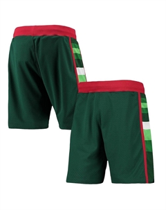Мужские зеленые классические шорты milwaukee bucks 1983-84 hardwood classics authentic, зеленый Mitchell and ness