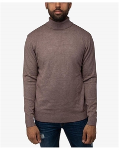 Мужской свитер с высоким воротником и пуловером, серебро X-ray