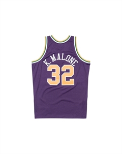 Мужская классическая майка Swingman из твердой древесины Utah Jazz - Karl Malone Mitchell and ness