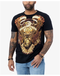 Мужская футболка со стразами и изображением животных X-ray