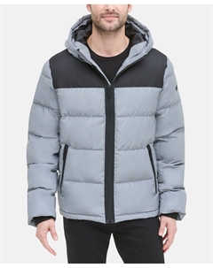 Мужской пуховик из смешанной техники Dkny