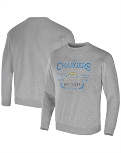 Мужская коллекция nfl x darius rucker от heather grey los angeles chargers пуловер толстовка, мульти Fanatics