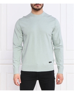 Свитер из смеси тенселя Regular fit, голубой Calvin klein