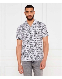 Рубашка Эллино Straight fit, фиолетовый Hugo