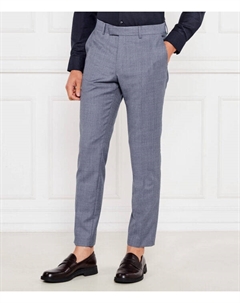 Шерстяные брюки-чинос tenuta Slim fit, синий Tiger of sweden