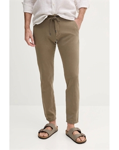 Брюки из льняной смеси, зеленый Joop