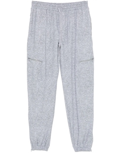 Меланжевые спортивные брюки, серый Eleventy