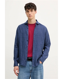 Льняная рубашка, темно-синий Joop