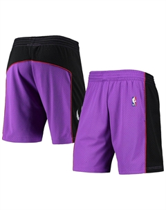 Мужские фиолетовые шорты Toronto Raptors Hardwood Classics Primary Logo Swingman Mitchell and ness