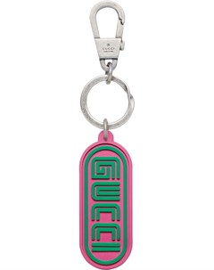 Gucci брелок для ключей с логотипом один размер розовый Gucci
