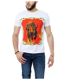 Мужская футболка со стразами и изображением животных X-ray