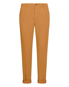 Брюки прямого покроя, коричневый Incotex