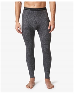 Мужское двухслойное длинное нижнее белье из смеси мериносовой шерсти, серый Stanfield's