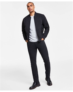 Мужской бомбер, футболка и брюки узкого кроя Calvin klein