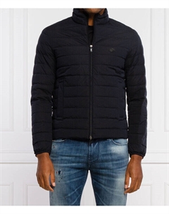 Пуховик Regular fit, синий Emporio armani