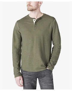 Мужской свитер duo-fold henley с длинным рукавом Lucky brand